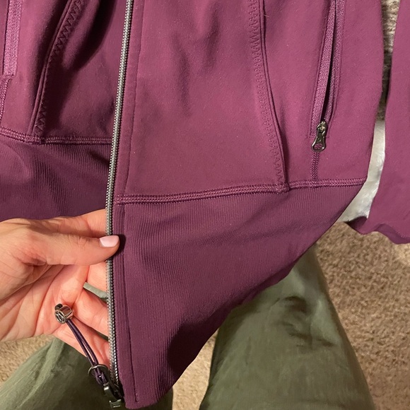 Lululemon nice asana purple zip up sweater jacket - Picture 9 of 16